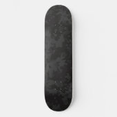 Camouflage Skateboard Donker Zwart Grijs (Voorkant)