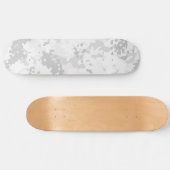 Camouflage Skateboard Wit Grijs (Horizontaal)