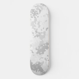 Camouflage Skateboard Wit Grijs