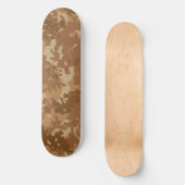 Camouflage Skateboard Woestijn Bruin Tan (Voorkant)