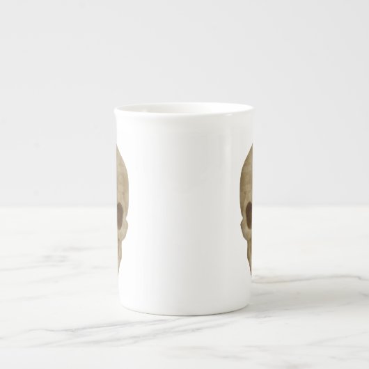 Camouflage Skull Bone China Mok (Voorkant)