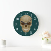 Camouflage Skull Clock Grote Klok (Huis)