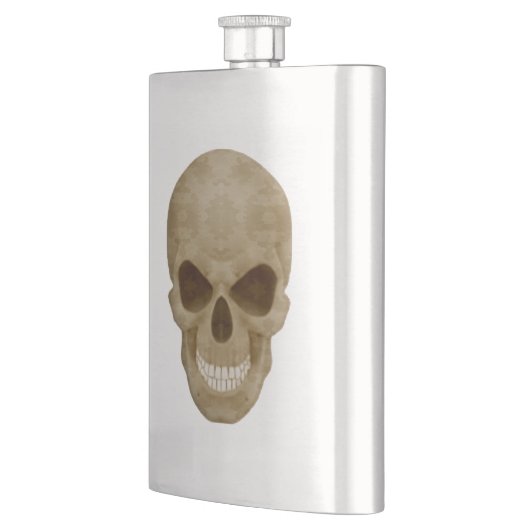 Camouflage Skull Flask Heupfles (Links)