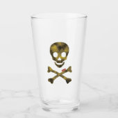 Camouflage Skull Glas (Voorkant)