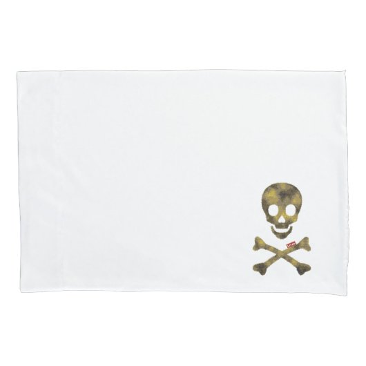 Camouflage Skull Kussensloop (Voorkant)