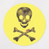 Camouflage Skull Labels (Design 2)
