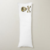 Camouflage Skull Lichaamskussen (Voorkant Verticaal)