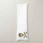 Camouflage Skull Lichaamskussen (Achterkant (Verticaal))