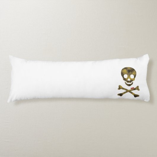 Camouflage Skull Lichaamskussen (Voorkant)