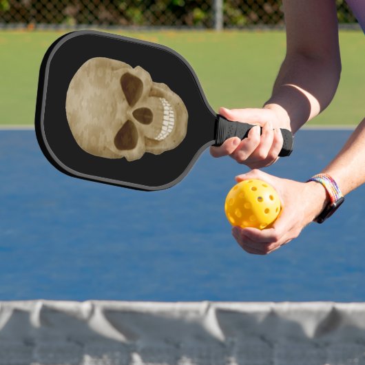 Camouflage Skull Pickleball Paddle (Insitu)