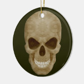 Camouflage Skull Round Ornament (Links)