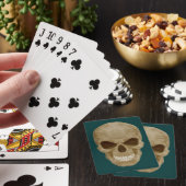 Camouflage Skull-spellen Pokerkaarten (Insitu)