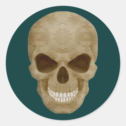Camouflage Skull Stickers (Voorkant)