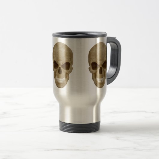 Camouflage Skull Travel Mug Reisbeker (Voorkant rechts)