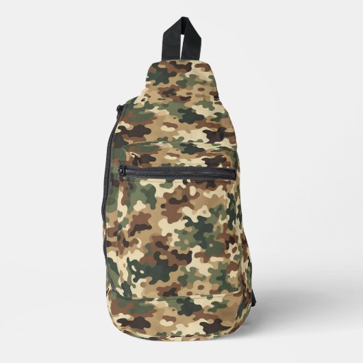Camouflage Sling Bag (Voorkant)