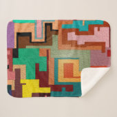 Camouflage Small Sherpa Blanket Sherpa Deken (Voorkant (horizontaal))