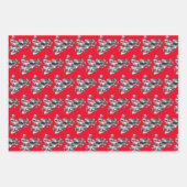 Camouflage Snowmobile Inpakpapier Vel (Voorkant)