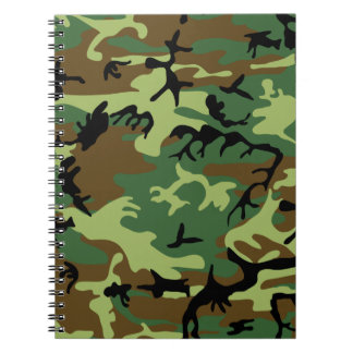 Camouflage Spiral-laptop Notitieboek