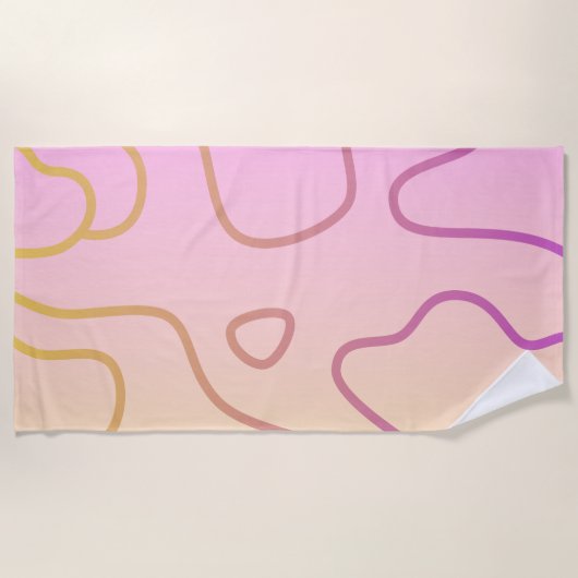 camouflage strandlaken (Voorkant)