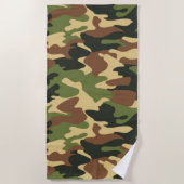 camouflage strandlaken (Voorkant)