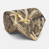 camouflage stropdas kamgras groot voor bruiloft (Opgerold)