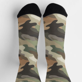 Camouflage Sustainable Premium Crew Sock Sokken