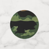 Camouflage tafel confetti (Kleine voorkant)