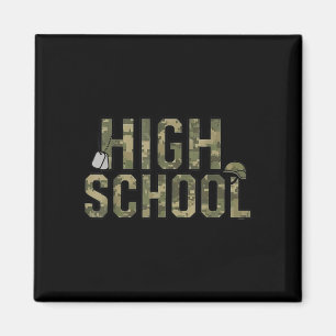 Camouflage team middelbare school squad terug naar magneet