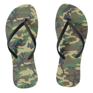 Camouflage Teenslippers voor vrouwen