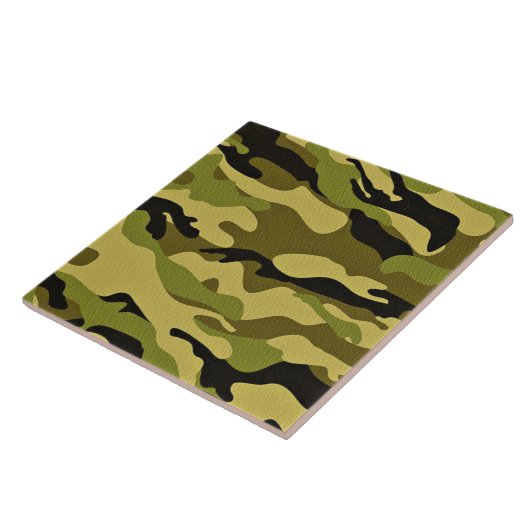 camouflage-tegel tegeltje (Zijkant)