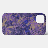 Camouflage tegen blauwe bloem Case-Mate iPhone case (Achterkant (horizontaal))