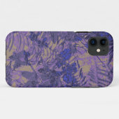 Camouflage tegen blauwe bloem Case-Mate iPhone case (Achterkant (horizontaal))