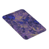 Camouflage tegen blauwe bloem magneet (Rechterzijde)