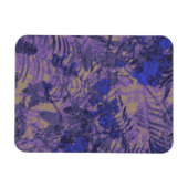 Camouflage tegen blauwe bloem magneet (Horizontaal)