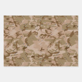 Camouflage terug naar school inpakpapier vel (Voorkant 3)