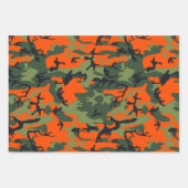 Camouflage terug naar school inpakpapier vel (Voorkant)