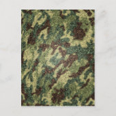 camouflage textuur briefkaart (Voorkant)