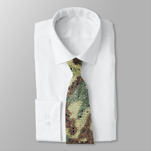 camouflage textuur stropdas (Gebonden)