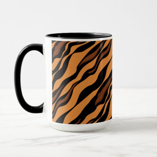 Camouflage Tiger Stripes Pattern Mok (Links)