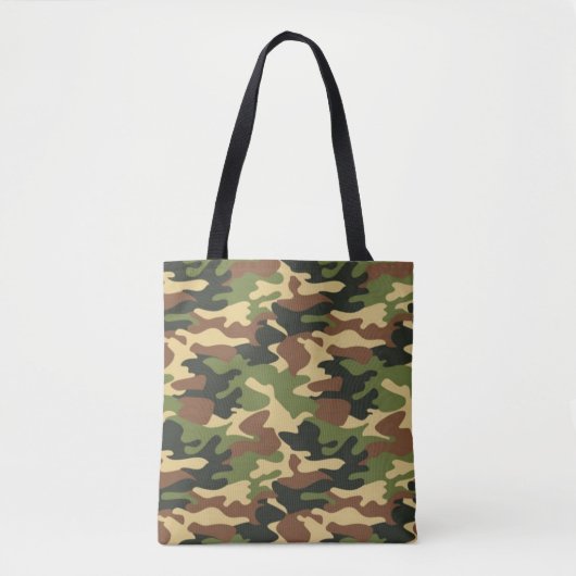 camouflage tote bag (Voorkant)