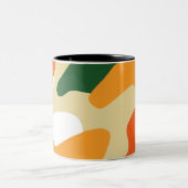 camouflage tweekleurige koffiemok (Center)