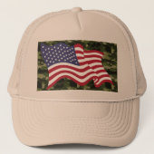 Camouflage USA Vlag Pet voor Dagelijks Draag (Voorkant)