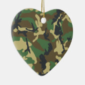 Camouflage van het Groene Leger drukt militair har Keramisch Ornament (Rechts)