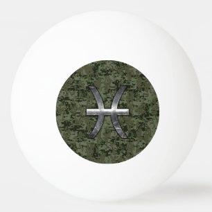 Camouflage van het Symbool van de Dierenriem van Pingpongbal