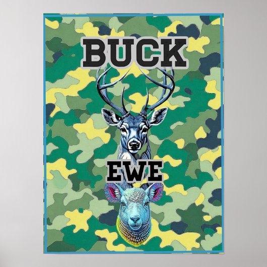 CAMOUFLAGE VAN RAM EN OOI POSTER (Voorkant)