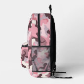 Camouflage & Vertrouwen: Pink Edition Bedrukte Rugzak (Rechts)