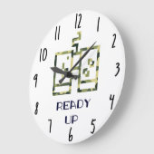 Camouflage Video Game Controller klaar voor gamer Grote Klok (Hoek)