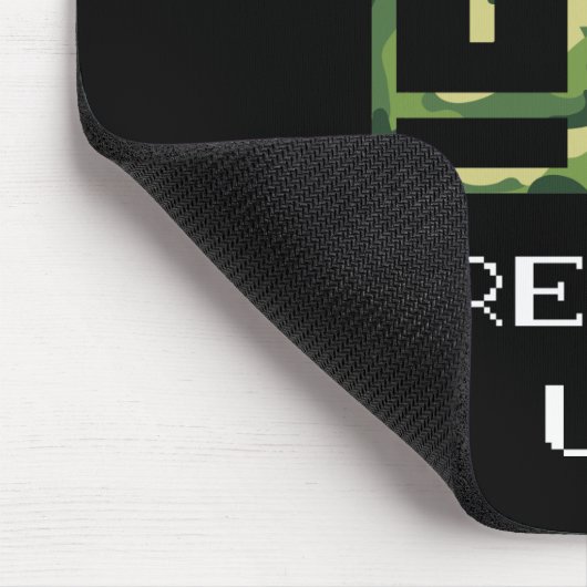 Camouflage Video Game Controller klaar voor gamer Muismat (Hoek)