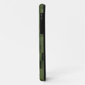 camouflage vierkant groen Case-Mate iPhone case (Achterkant/links)