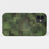 camouflage vierkant groen Case-Mate iPhone case (Achterkant (horizontaal))
